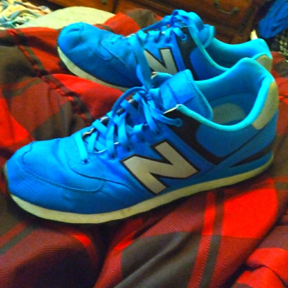 Women's Adidas size 8 and Mens New Balance 574 size 11.5  .